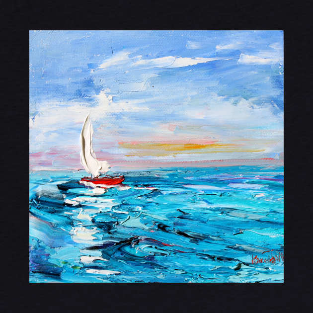 Sailing by Karensfineart